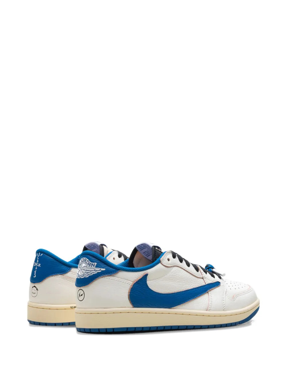 Air Jordan 1 Low Travis Scott x Fragment "Sail/Military Blue"