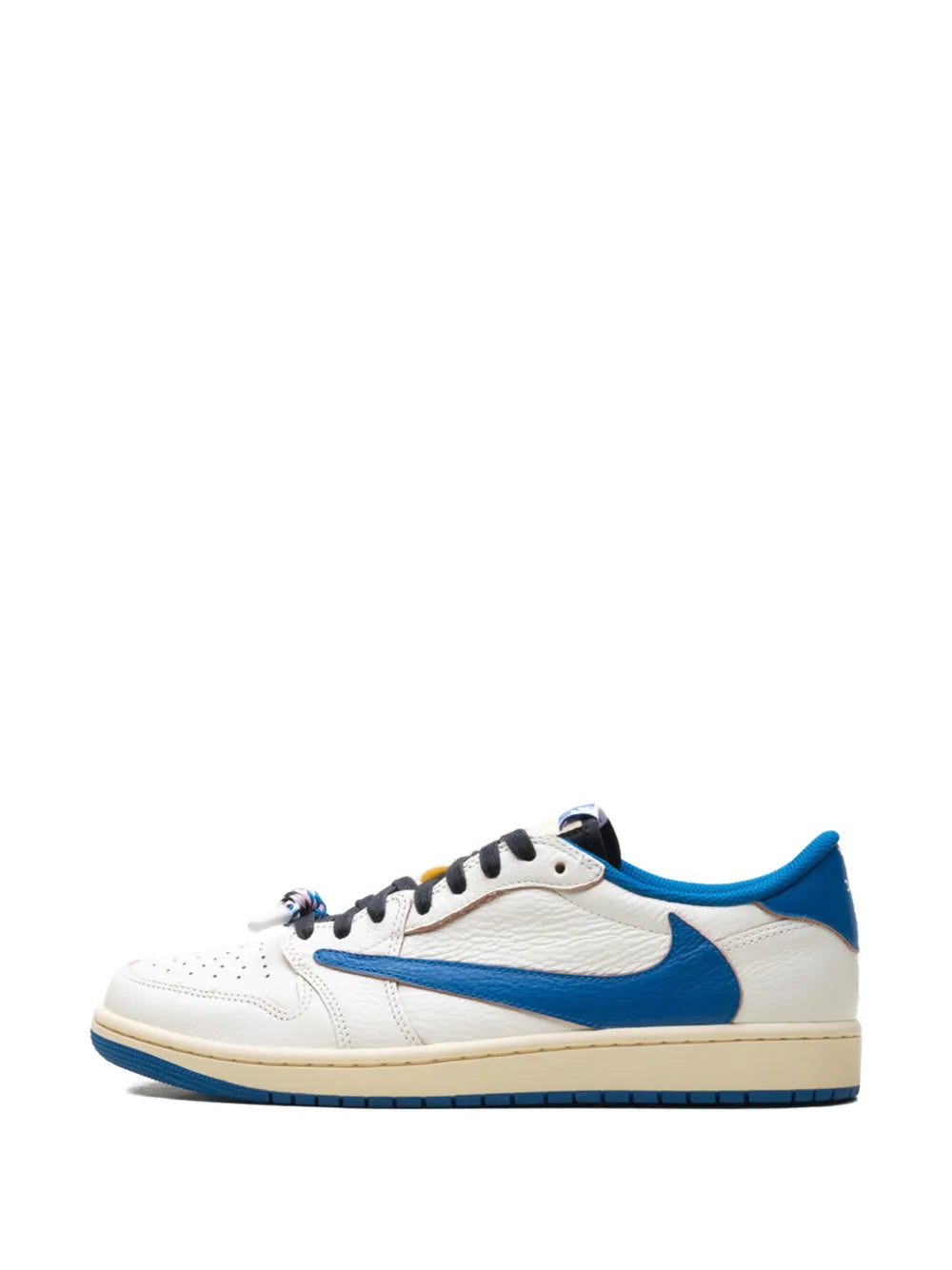 Air Jordan 1 Low Travis Scott x Fragment "Sail/Military Blue"