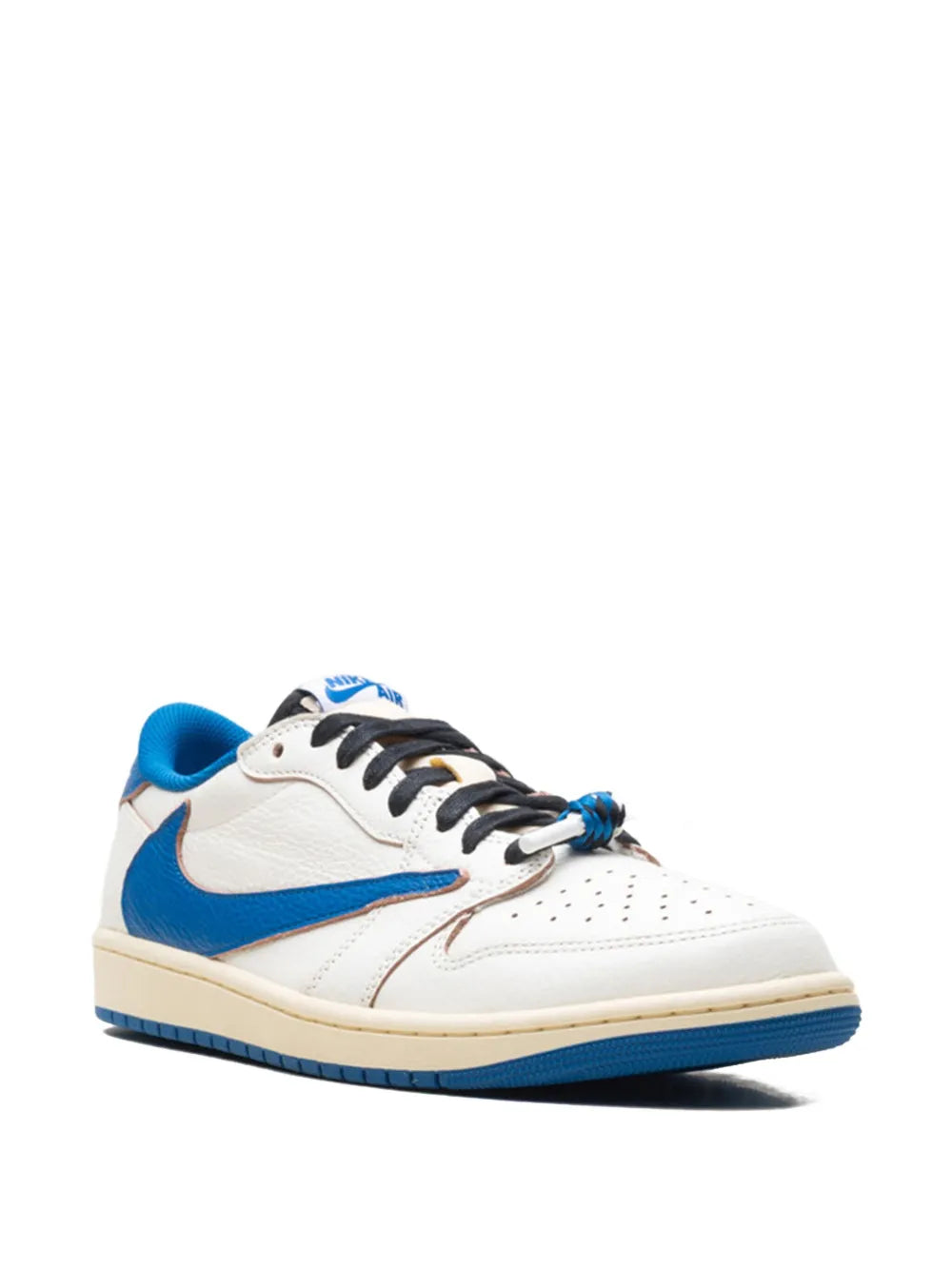 Air Jordan 1 Low Travis Scott x Fragment "Sail/Military Blue"